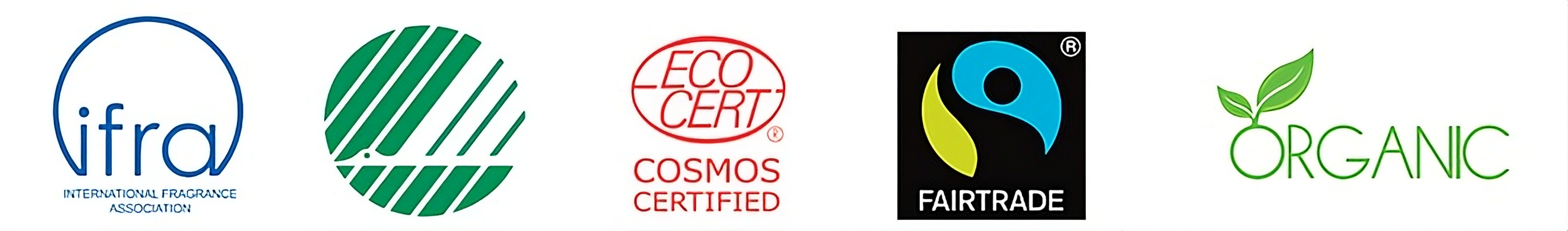 IFRA, Svanen, Cosmos, Fairtrade och Organic-certifieringar